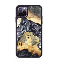 iPhone 11 Pro Max Wood Phone Case - Odis (Black & White, 819757)