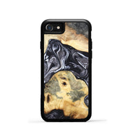 iPhone SE Wood Phone Case - Odis (Black & White, 819757)