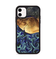 iPhone 11 Wood Phone Case - Antonia (Blue, 819799)