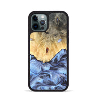 iPhone 12 Pro Wood Phone Case - Reta (Blue, 819832)