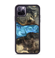 iPhone 11 Pro Max Wood Phone Case - Gatlin (Blue, 819835)