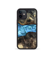 iPhone 12 mini Wood Phone Case - Gatlin (Blue, 819835)