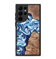 Galaxy S22 Ultra Wood Phone Case - Jiraiya (Blue, 819836)