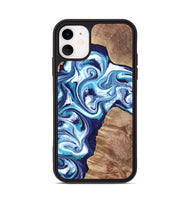 iPhone 11 Wood Phone Case - Jiraiya (Blue, 819836)