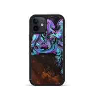 iPhone 12 mini Wood Phone Case - Harding (Purple, 819896)