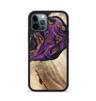 iPhone 12 Pro Wood Phone Case - Onie (Purple, 819897)