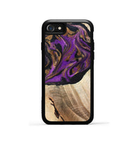 iPhone SE Wood Phone Case - Onie (Purple, 819897)