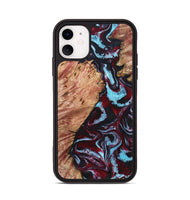 iPhone 11 Wood Phone Case - Marco (Red, 819898)