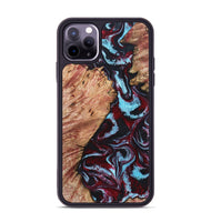 iPhone 11 Pro Max Wood Phone Case - Marco (Red, 819898)