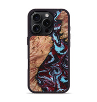 iPhone 16 Pro Wood Phone Case - Marco (Red, 819898)