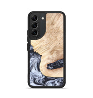 Galaxy S22 Wood Phone Case - Elton (Black & White, 819903)