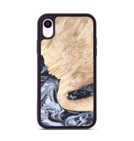 iPhone Xr Wood Phone Case - Elton (Black & White, 819903)