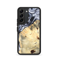 Galaxy S22 Wood Phone Case - Amirah (Black & White, 819906)