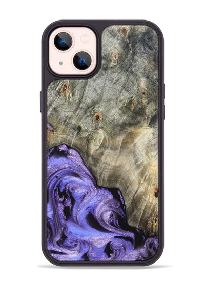 iPhone 14 Plus Wood Phone Case - Zayla (Purple, 819937)