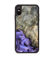iPhone Xs Max Wood Phone Case - Zayla (Purple, 819937)