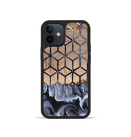 iPhone 12 mini Wood Phone Case - Ivana (Pattern, 819946)