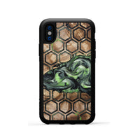 iPhone Xs Wood Phone Case - Zelma (Pattern, 819949)
