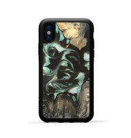 iPhone Xs Wood Phone Case - Jesse (Green, 819952)