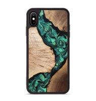 iPhone Xs Max Wood Phone Case - Casen (Green, 819955)