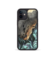 iPhone 12 mini Wood Phone Case - Libby (Green, 819956)