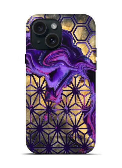iPhone 15 Wood Live Edge Phone Case - Noah (Pattern, 819981)
