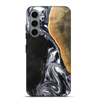 Galaxy S23 Plus Wood Live Edge Phone Case - Chelsea (Black & White, 819983)
