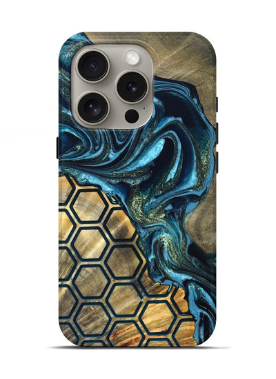 iPhone 16 Pro Wood Live Edge Phone Case - Joesph (Pattern, 819993)