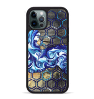 iPhone 12 Pro Max Wood Phone Case - Minna (Pattern, 820021)
