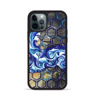 iPhone 12 Pro Wood Phone Case - Minna (Pattern, 820021)