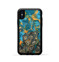 iPhone Xs Wood Phone Case - Analia (Pattern, 820023)