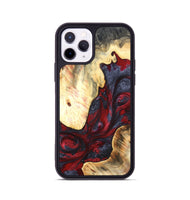 iPhone 11 Pro Wood Phone Case - Dereck (Red, 820085)