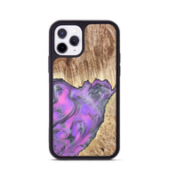 iPhone 11 Pro Wood Phone Case - Carson (Purple, 820110)