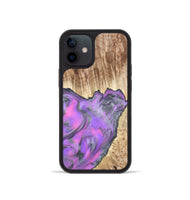 iPhone 12 mini Wood Phone Case - Carson (Purple, 820110)