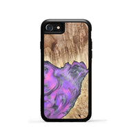 iPhone SE Wood Phone Case - Carson (Purple, 820110)