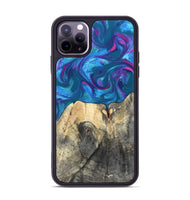 iPhone 11 Pro Max Wood Phone Case - Vikki (Purple, 820111)