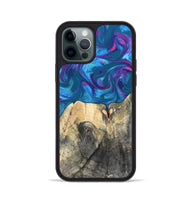iPhone 12 Pro Wood Phone Case - Vikki (Purple, 820111)