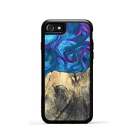 iPhone SE Wood Phone Case - Vikki (Purple, 820111)