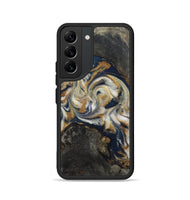 Galaxy S22 Wood Phone Case - Stephen (Teal & Gold, 820121)