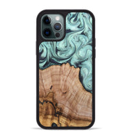 iPhone 12 Pro Max Wood Phone Case - Ken (Green, 820139)