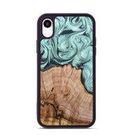 iPhone Xr Wood Phone Case - Ken (Green, 820139)