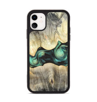 iPhone 11 Wood Phone Case - Vanessa (Green, 820142)