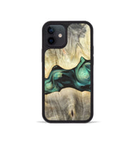 iPhone 12 mini Wood Phone Case - Vanessa (Green, 820142)