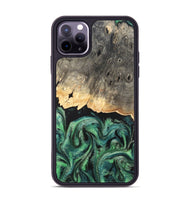 iPhone 11 Pro Max Wood Phone Case - Betsy (Green, 820144)
