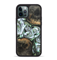 iPhone 12 Pro Max Wood Phone Case - Lyra (Green, 820147)