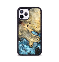 iPhone 11 Pro Wood Phone Case - Syble (Blue, 820155)