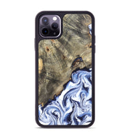 iPhone 11 Pro Max Wood Phone Case - Darci (Blue, 820165)