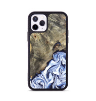 iPhone 11 Pro Wood Phone Case - Darci (Blue, 820165)