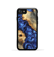 iPhone SE Wood Phone Case - Ward (Blue, 820168)