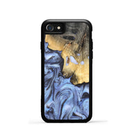 iPhone SE Wood Phone Case - Ainsley (Blue, 820169)