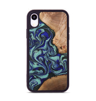 iPhone Xr Wood Phone Case - Kaci (Green, 820173)